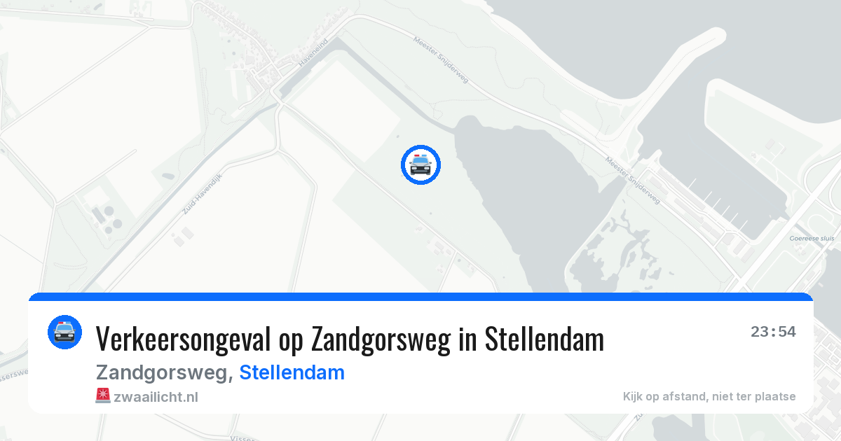 Verkeersongeval op Zandgorsweg in Stellendam — 12 jun 2026