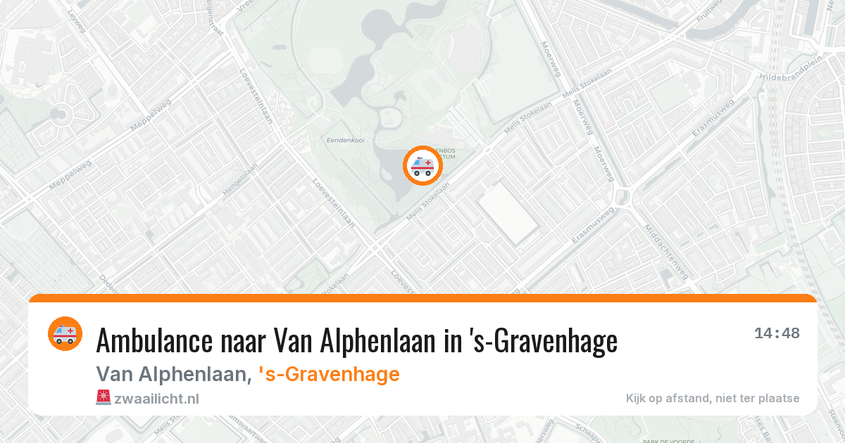 Ambulance naar Van Alphenlaan in 's-Gravenhage — 23 jun 2026
