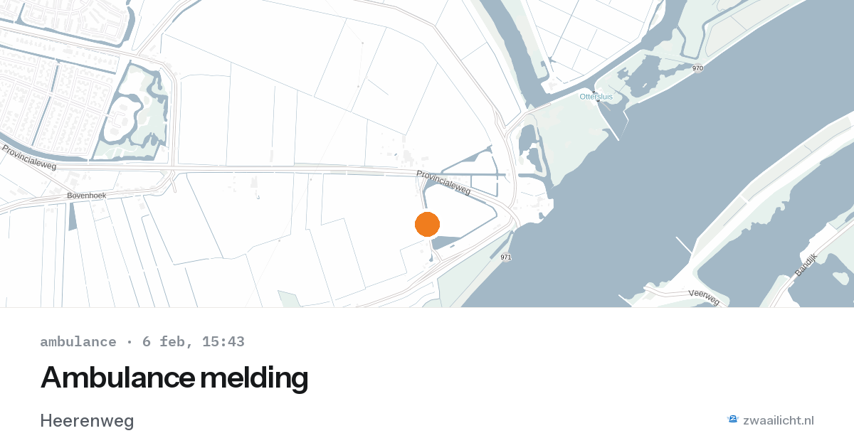 Ambulance melding — 6 feb 2026