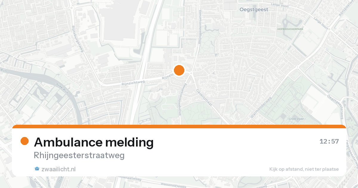 Ambulance melding — 31 jan 2026