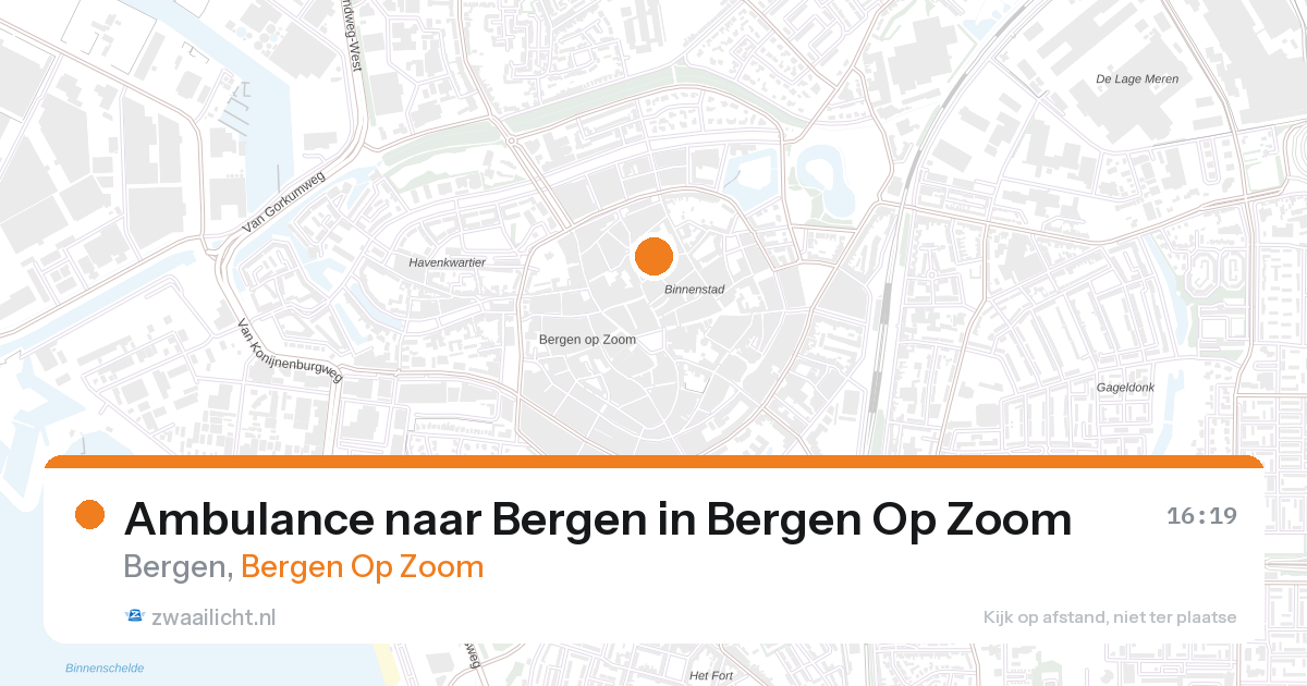 Ambulance naar Bergen in Bergen Op Zoom — 7 feb 2026