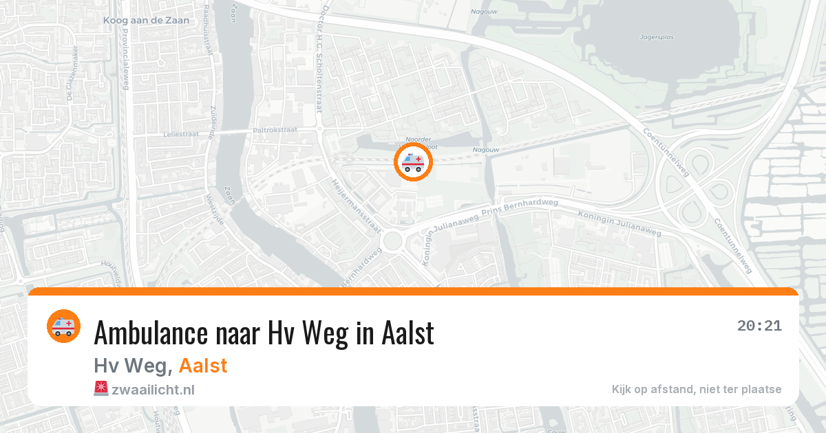 Ambulance naar Hv Weg in Aalst — 4 aug 2026
