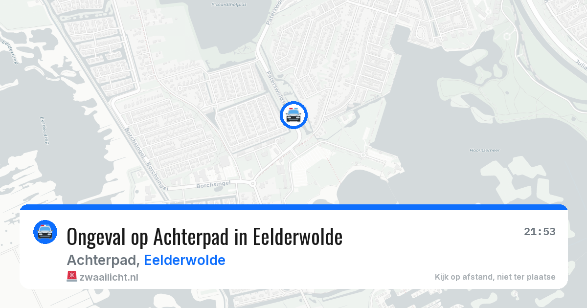 Ongeval op Achterpad in Eelderwolde — 7 apr 2026