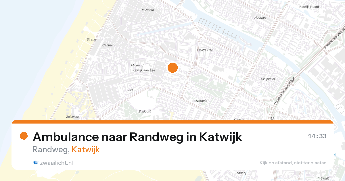 Ambulance naar Randweg in Katwijk — 2 apr 2026