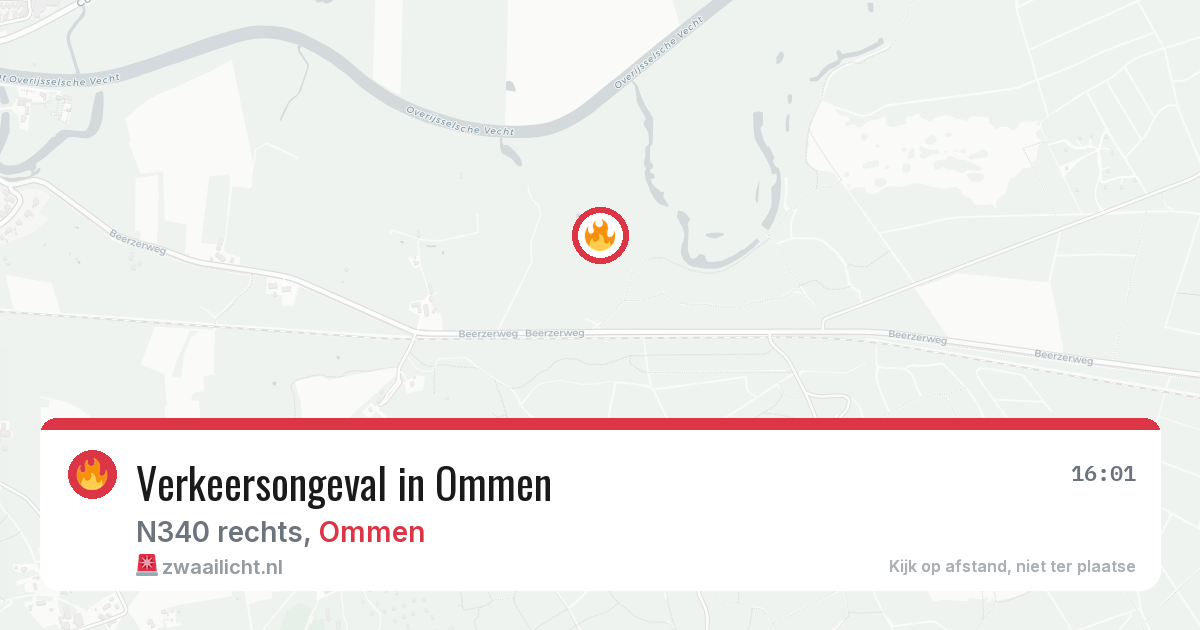 Verkeersongeval in Ommen — 6 aug 2026