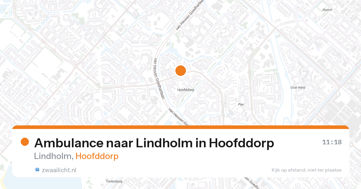 Ambulance naar Lindholm in Hoofddorp — 12 jun 2026