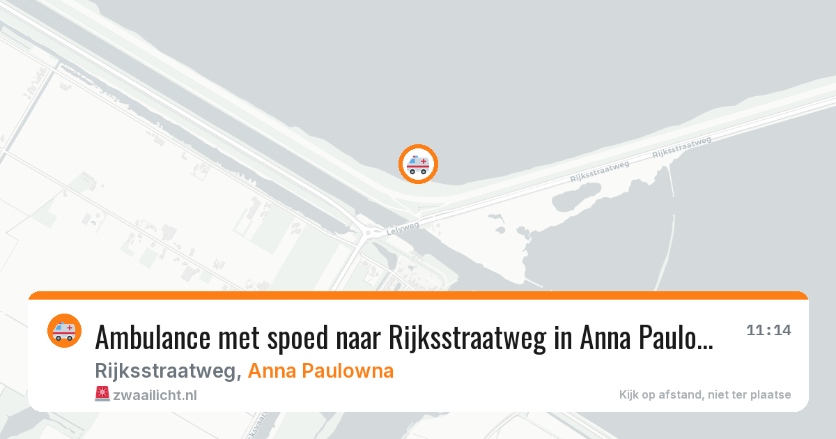 Ambulance met spoed naar Rijksstraatweg in Anna Paulowna — 12 aug 2026