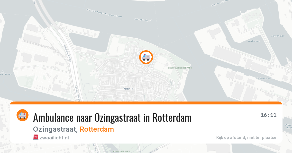Ambulance naar Ozingastraat in Rotterdam — 12 jun 2026