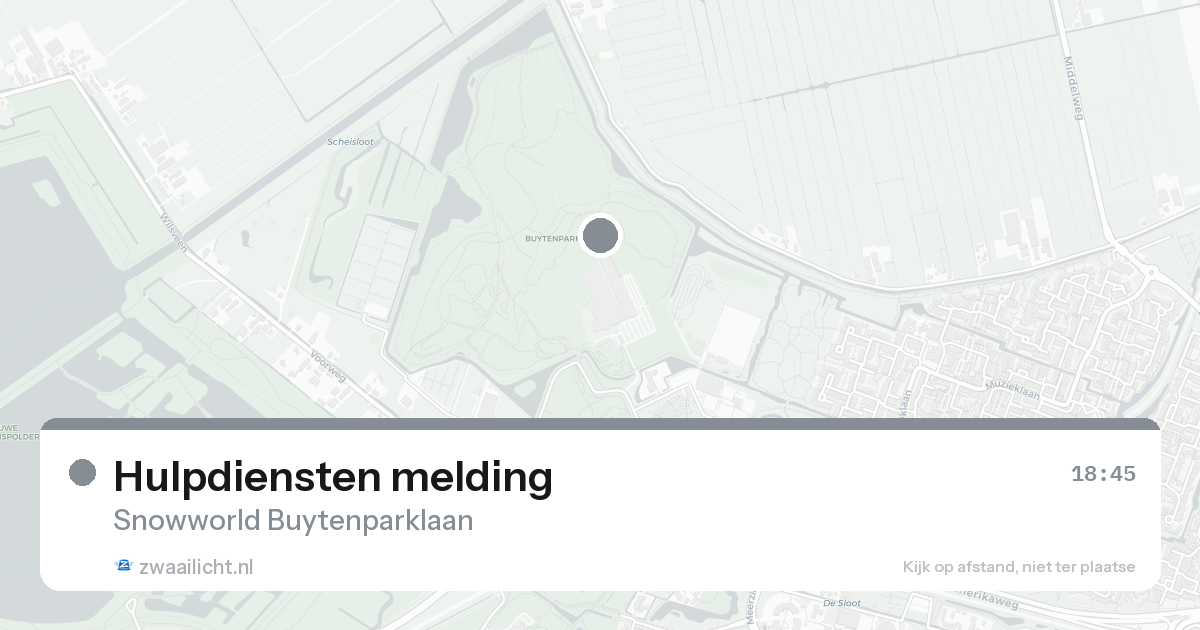 Hulpdiensten melding — 30 jan 2026