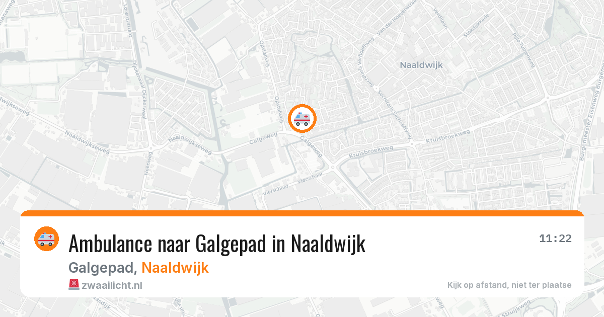 Ambulance naar Galgepad in Naaldwijk — 16 mrt 2026