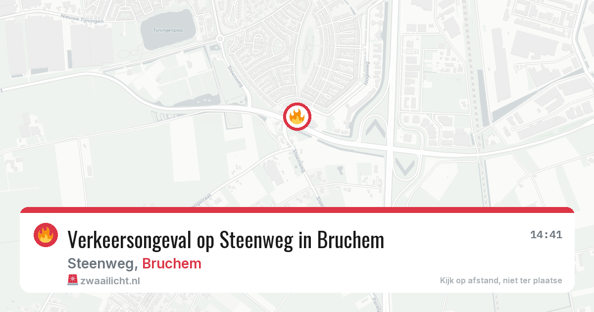 Verkeersongeval op Steenweg in Bruchem — 3 jul 2026