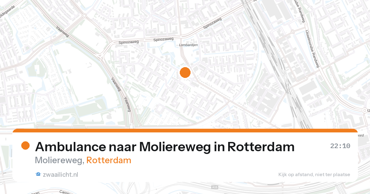 Ambulance naar Moliereweg in Rotterdam — 31 jan 2026