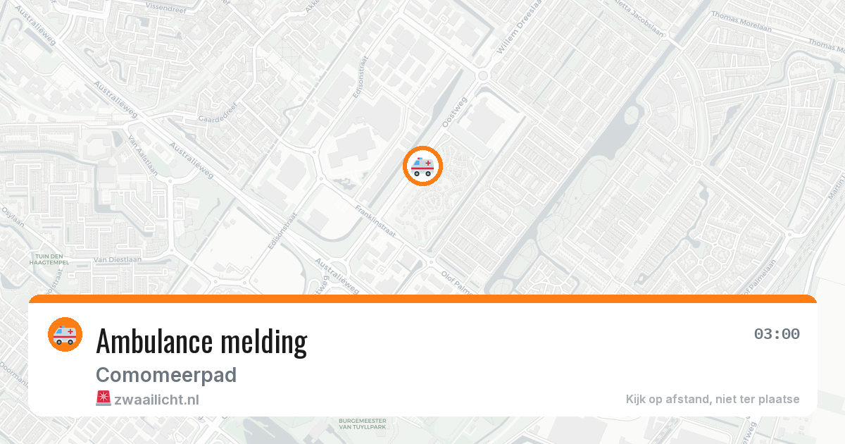 Ambulance melding — 30 jan 2026