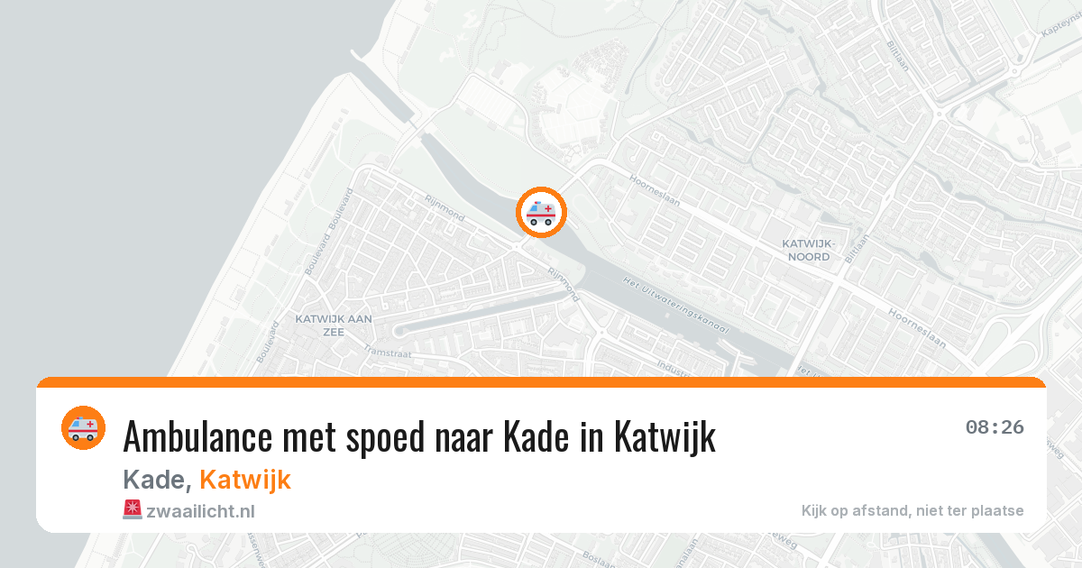 Ambulance met spoed naar Kade in Katwijk — 17 feb 2026