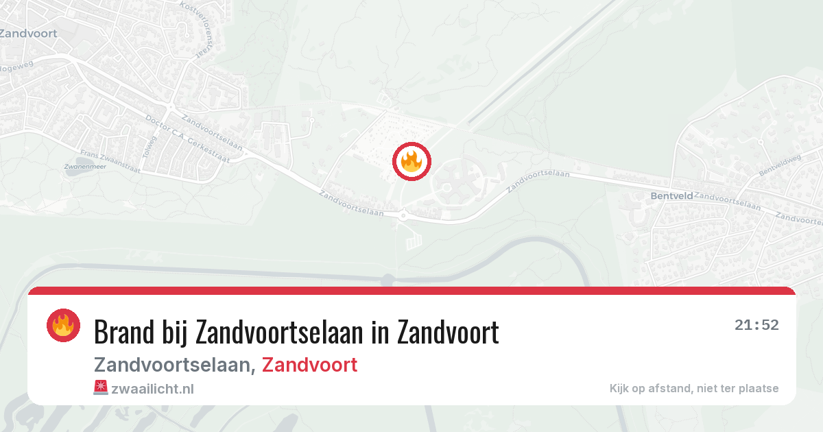Brand bij Zandvoortselaan in Zandvoort — 30 jul 2026