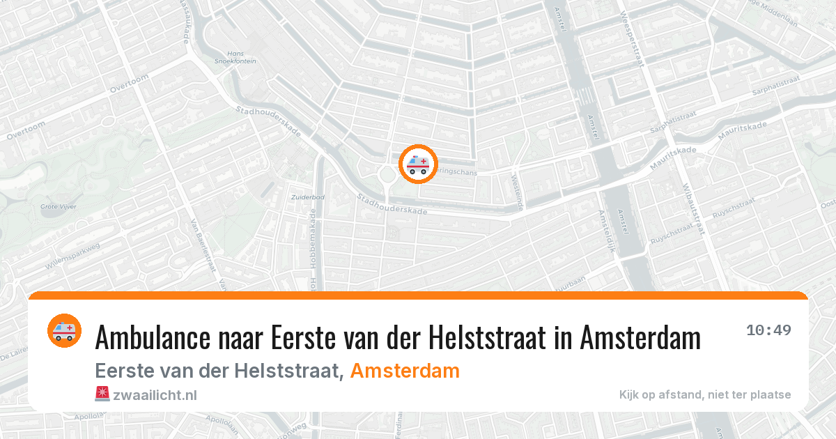 Ambulance naar Eerste van der Helststraat in Amsterdam — 2 apr 2026