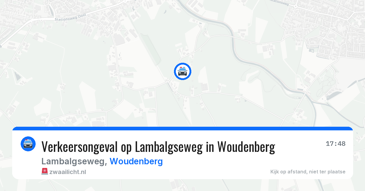 Verkeersongeval op Lambalgseweg in Woudenberg — 21 jul 2026