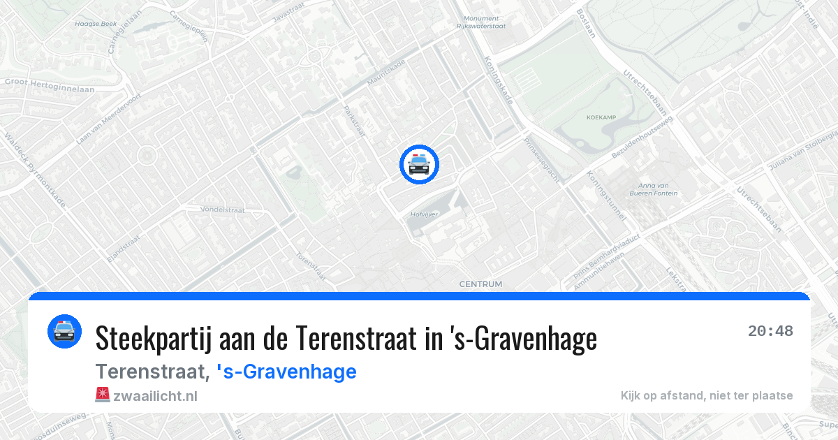 Steekpartij aan de Terenstraat in 's-Gravenhage — 4 mei 2026