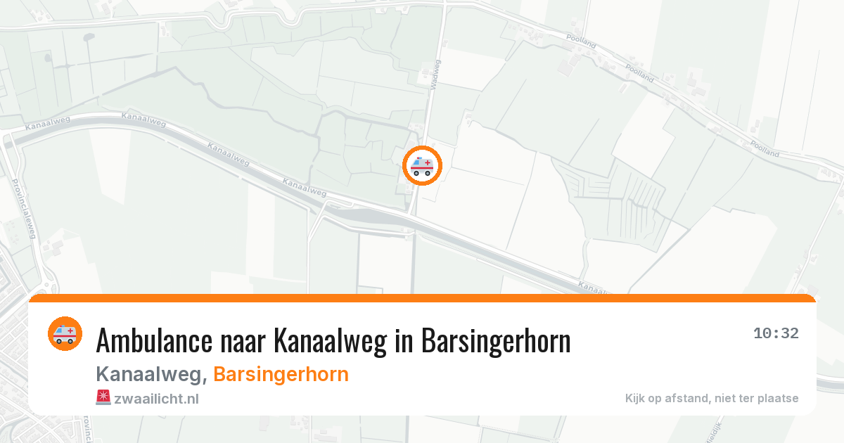 Ambulance naar Kanaalweg in Barsingerhorn — 9 jun 2026
