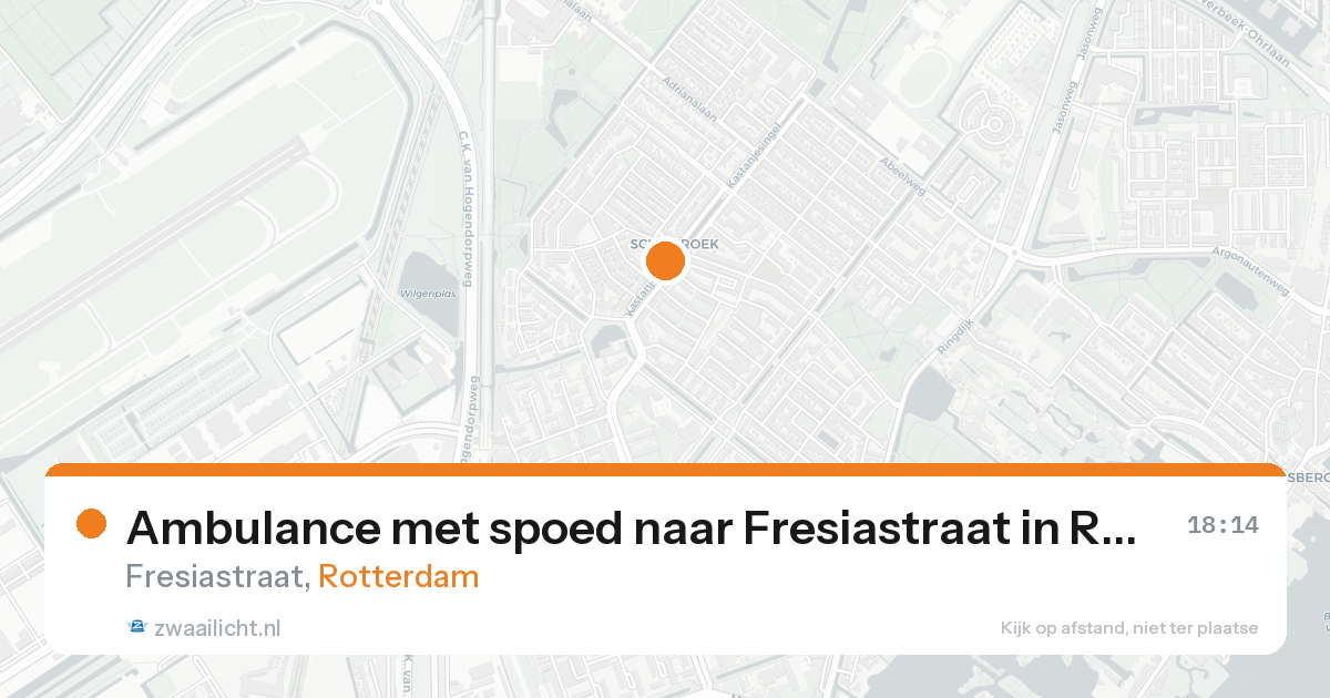 Ambulance met spoed naar Fresiastraat in Rotterdam — 31 jan 2026