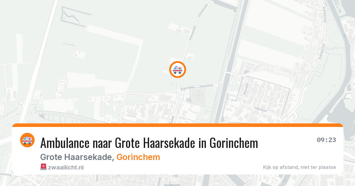 Ambulance naar Grote Haarsekade in Gorinchem — 17 mrt 2026