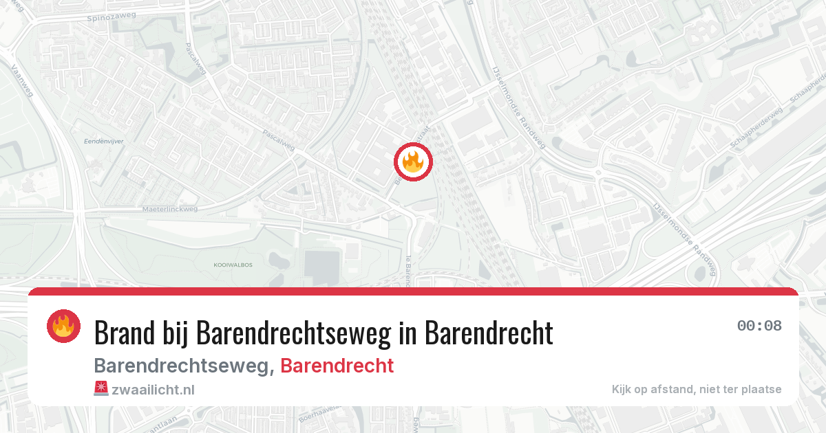 Brand bij Barendrechtseweg in Barendrecht — 1 jul 2026