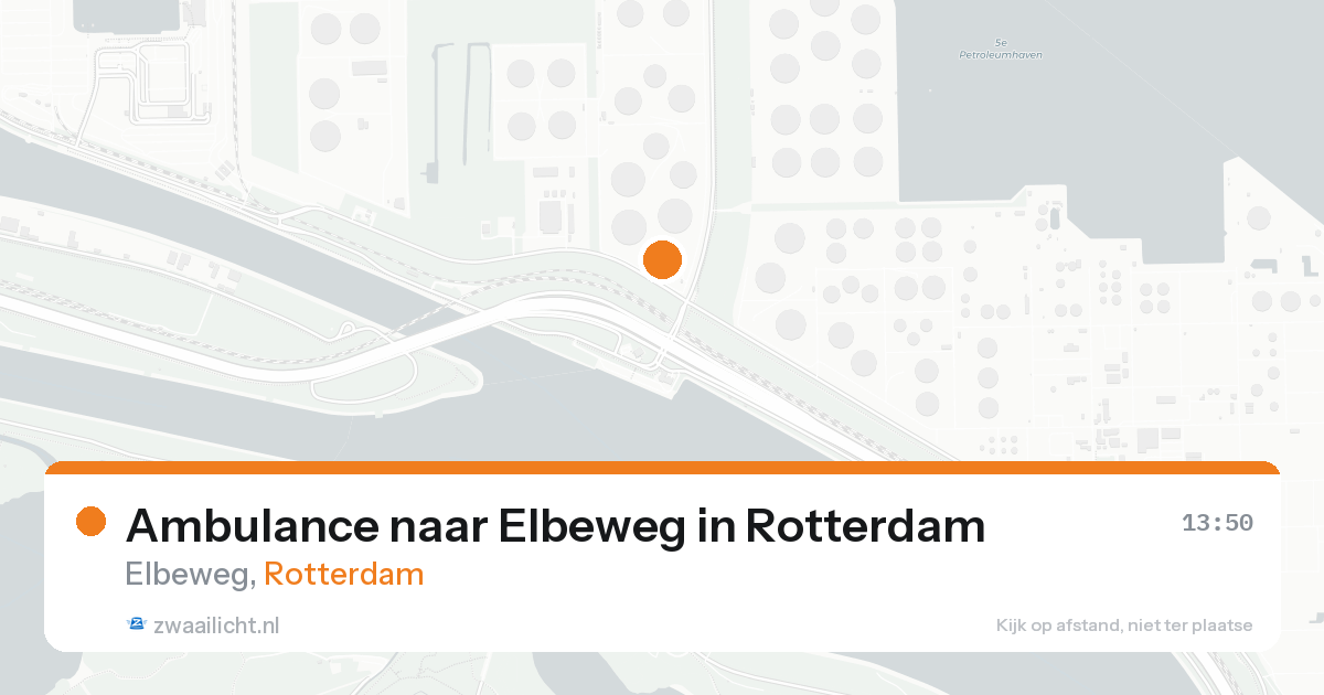 Ambulance naar Elbeweg in Rotterdam — 30 jan 2026