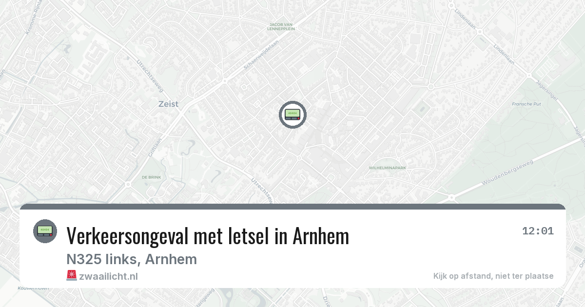 Verkeersongeval met letsel in Arnhem — 4 feb 2026
