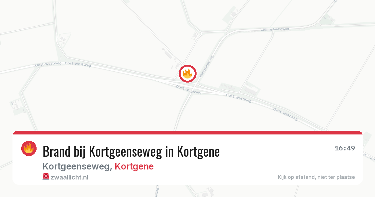 Brand bij Kortgeenseweg in Kortgene — 4 jul 2026