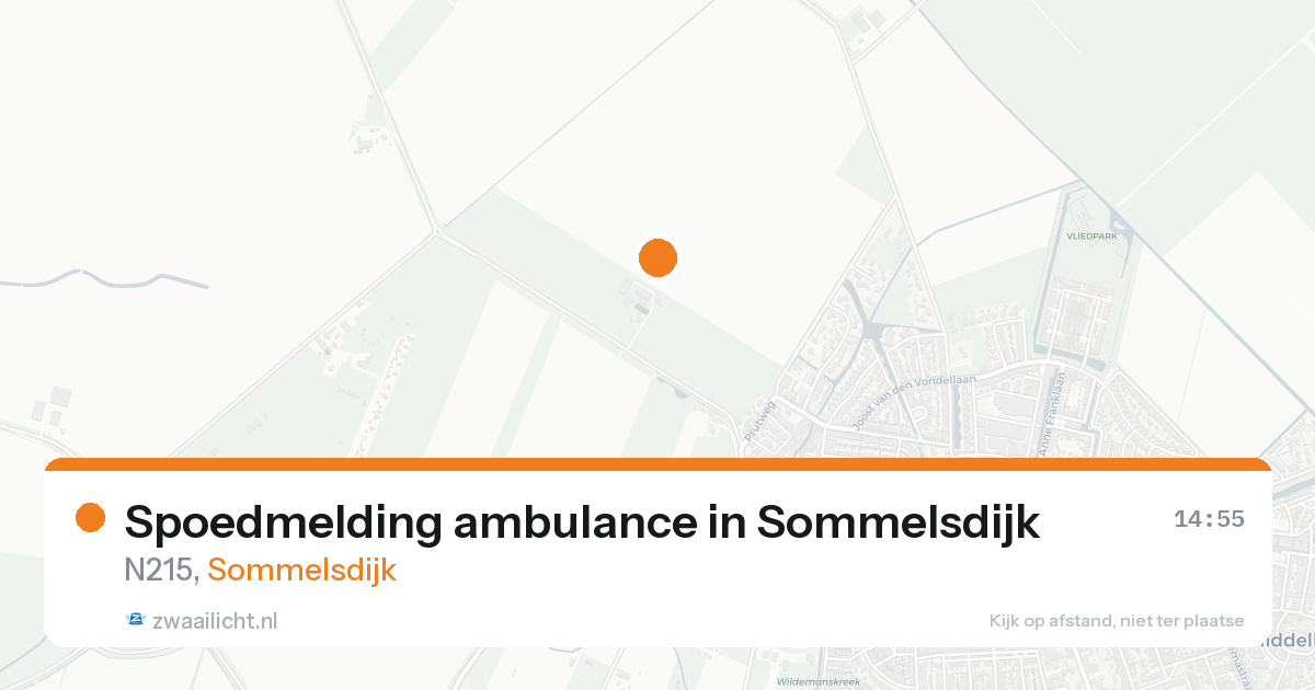Spoedmelding ambulance in Sommelsdijk — 24 aug 2026