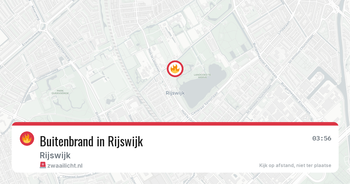 Buitenbrand in Rijswijk — 6 jun 2026