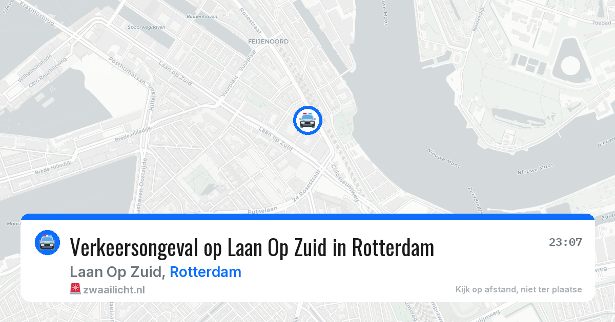 Verkeersongeval op Laan Op Zuid in Rotterdam — 4 apr 2026
