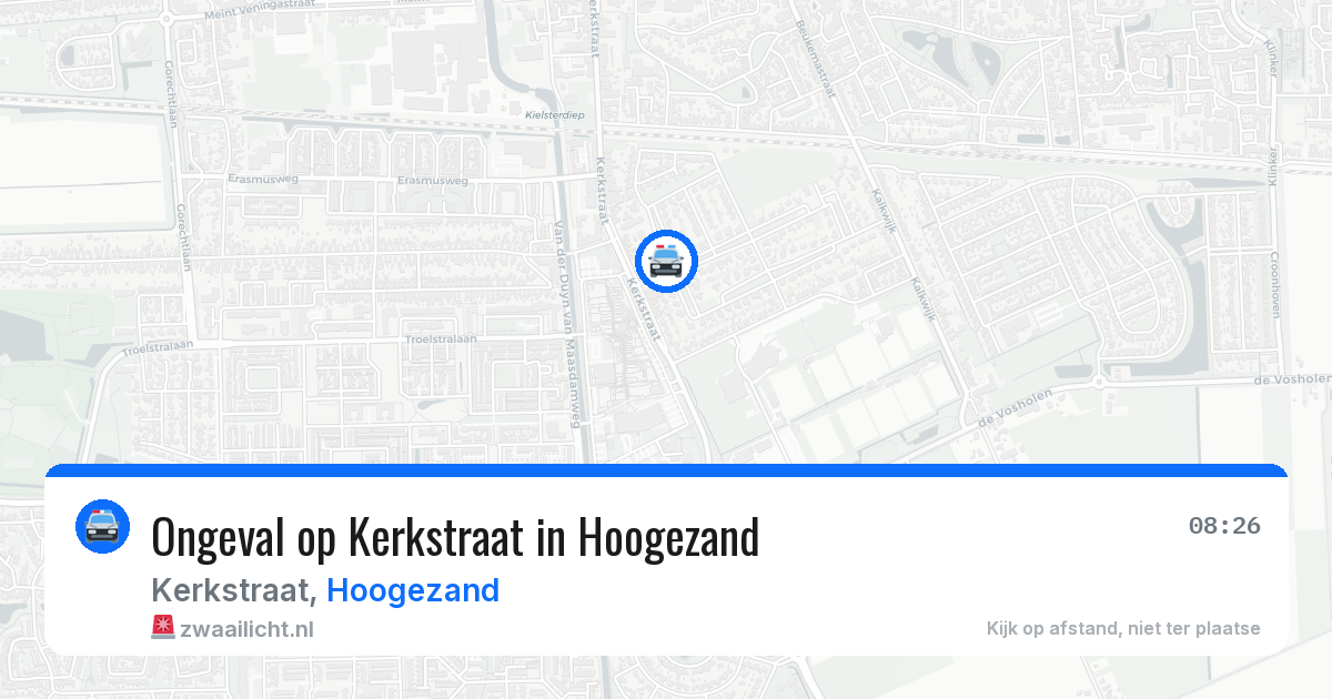 Ongeval op Kerkstraat in Hoogezand — 29 jan 2026