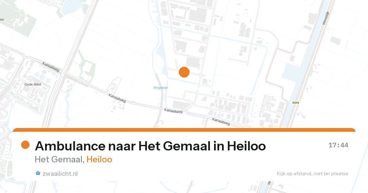 Ambulance naar Het Gemaal in Heiloo — 27 aug 2026