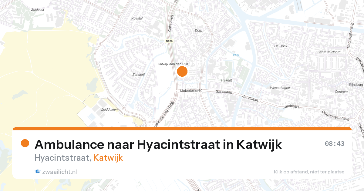 Ambulance naar Hyacintstraat in Katwijk — 2 apr 2026