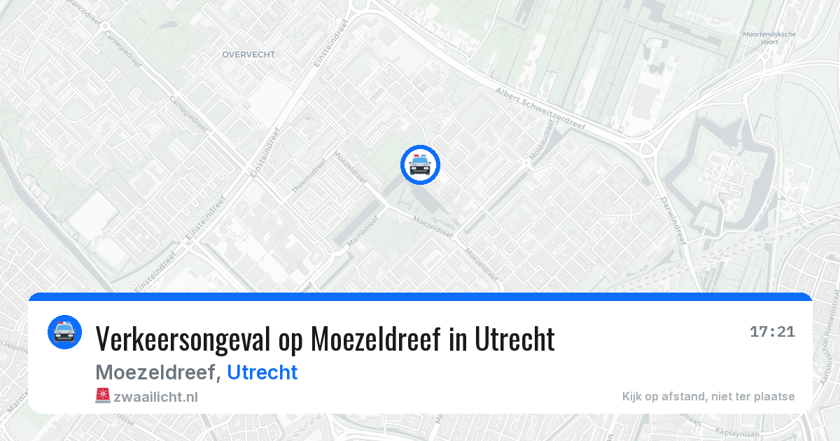 Verkeersongeval op Moezeldreef in Utrecht — 8 jun 2026