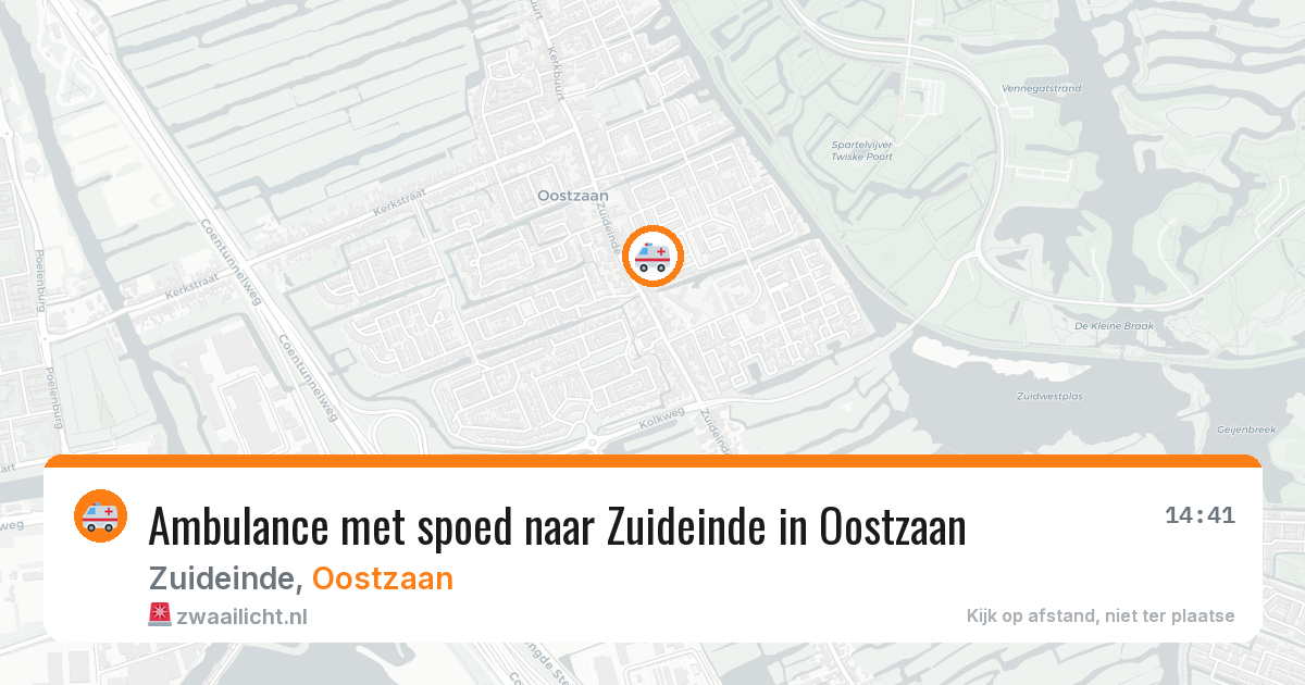 Ambulance met spoed naar Zuideinde in Oostzaan — 17 jan 2026