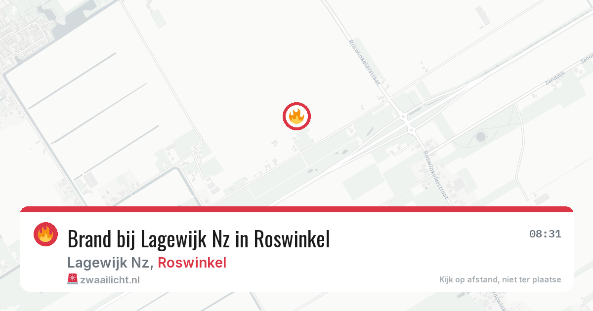 Brand bij Lagewijk Nz in Roswinkel — 30 mei 2026