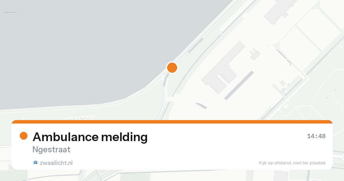 Ambulance melding — 7 mei 2026