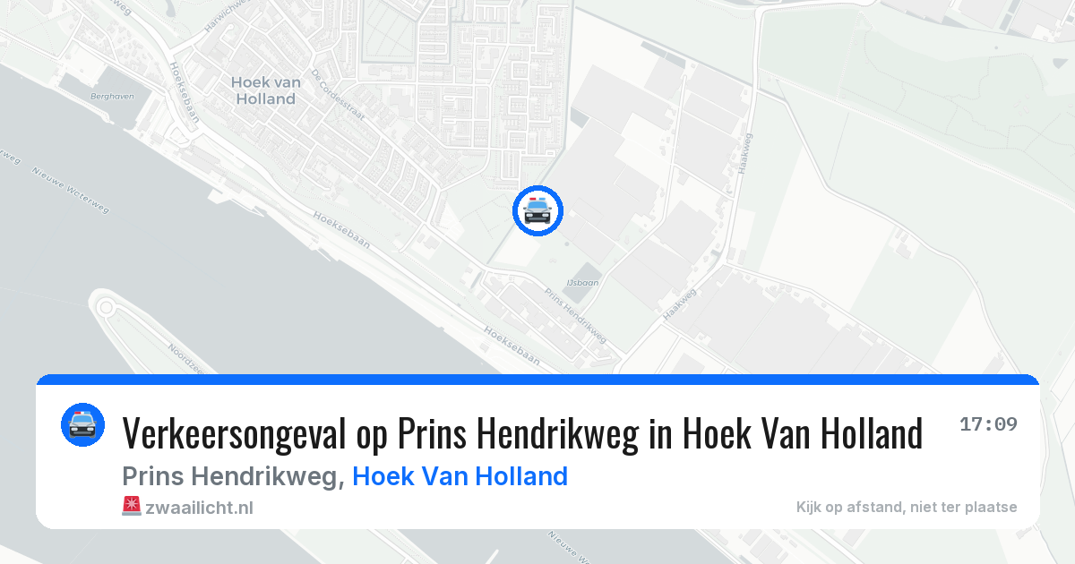 Verkeersongeval op Prins Hendrikweg in Hoek Van Holland — 11 aug 2026