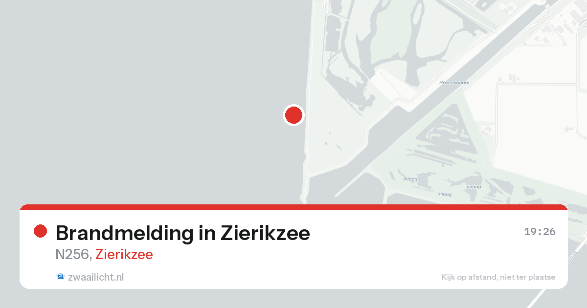 Brandmelding in Zierikzee — 15 aug 2026