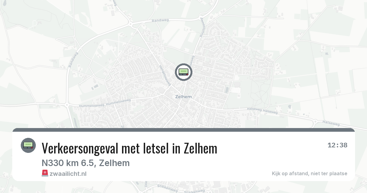 Verkeersongeval met letsel in Zelhem — 10 mrt 2026