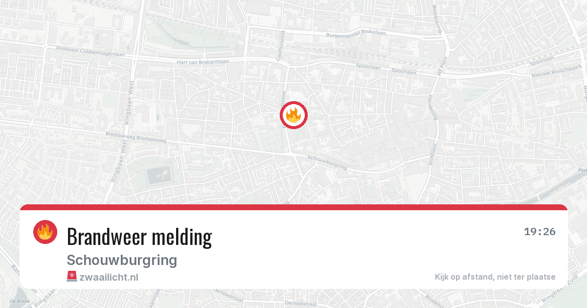 Brandweer melding — 26 jun 2026
