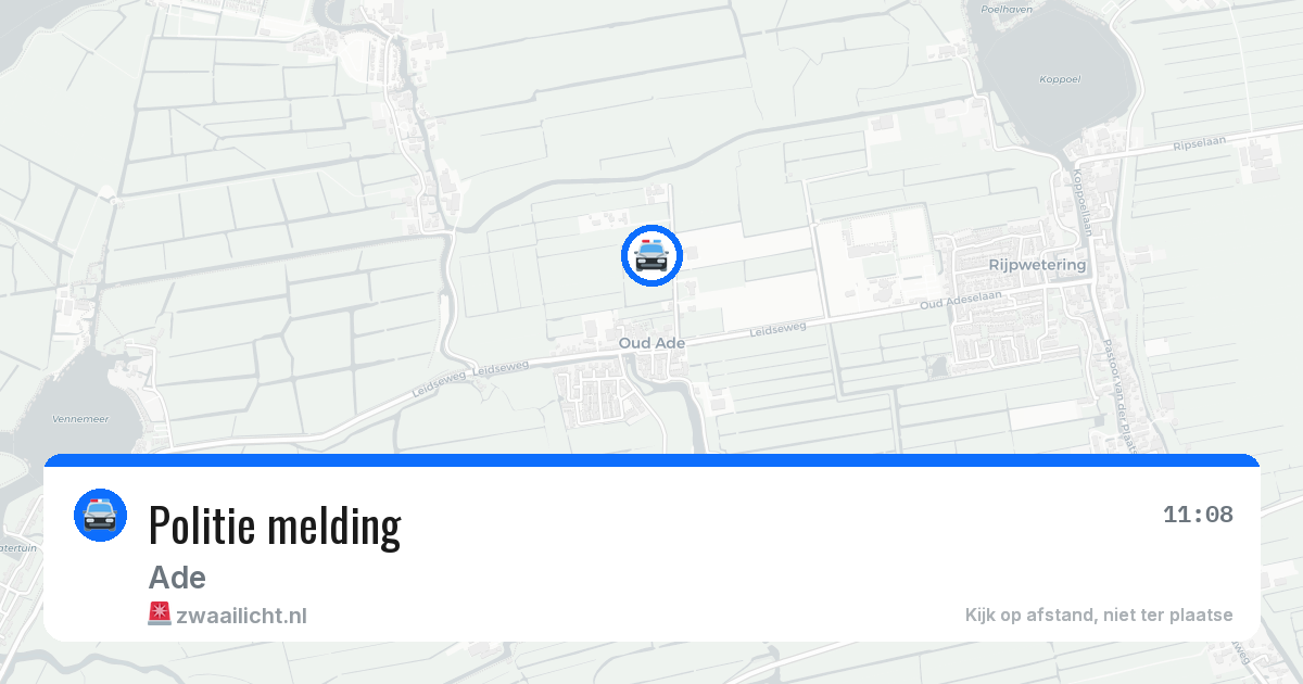 Politie melding — 7 mei 2026