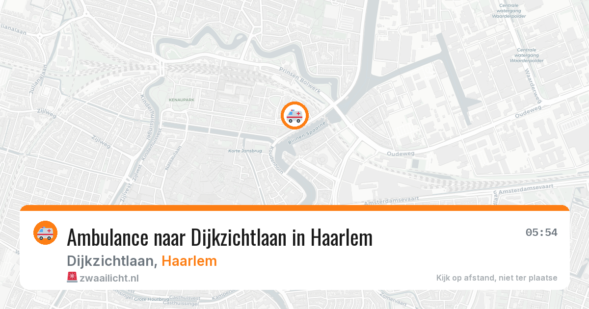 Ambulance naar Dijkzichtlaan in Haarlem — 21 mei 2026