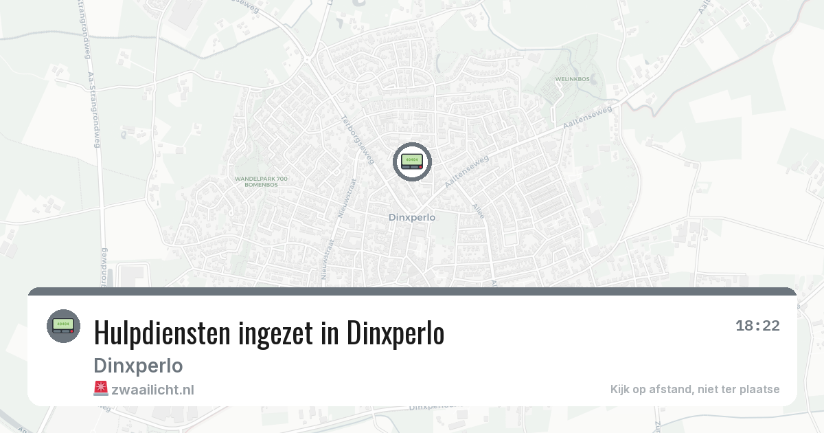 Hulpdiensten ingezet in Dinxperlo — 30 jan 2026 | 🚨 Zwaailicht.nl