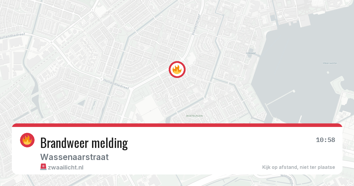 Brandweer melding — 20 jun 2026
