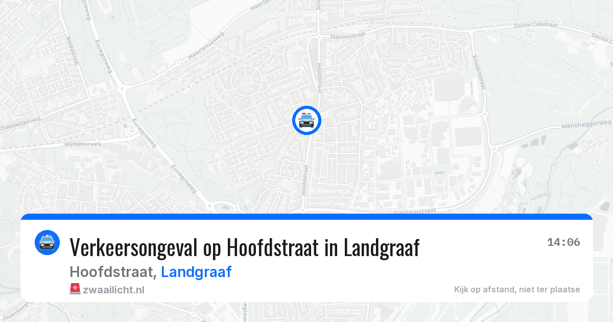 Verkeersongeval op Hoofdstraat in Landgraaf — 29 mrt 2026