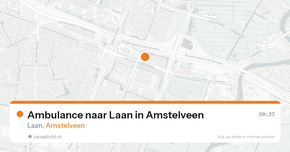 Ambulance naar Laan in Amstelveen — 31 jan 2026