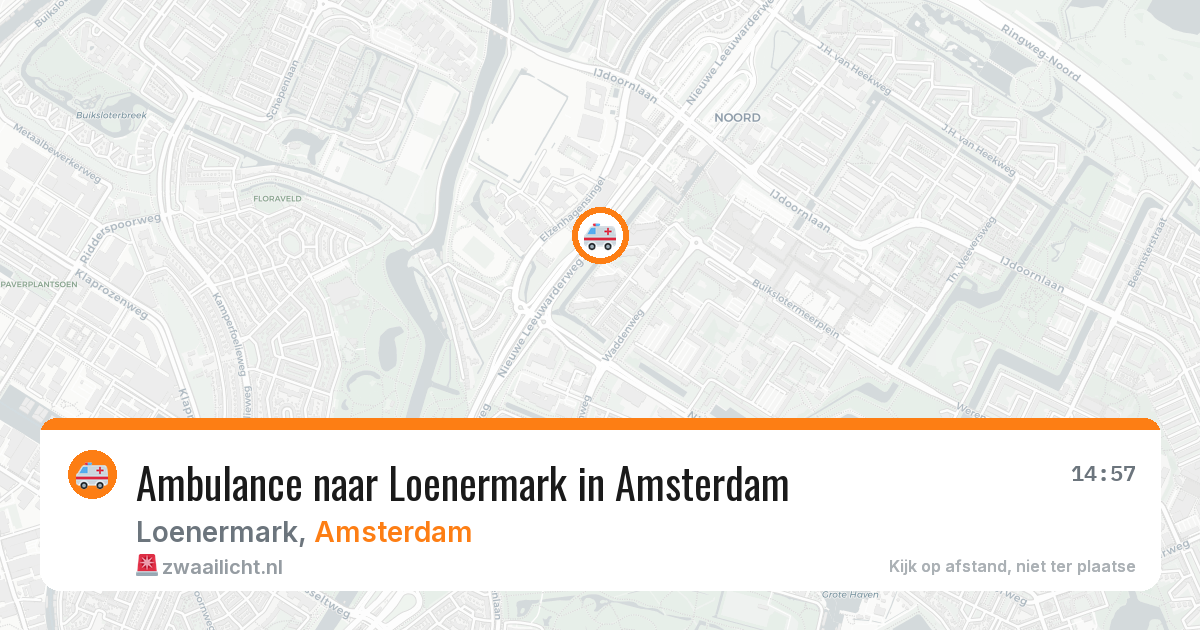 Ambulance naar Loenermark in Amsterdam — 7 apr 2026